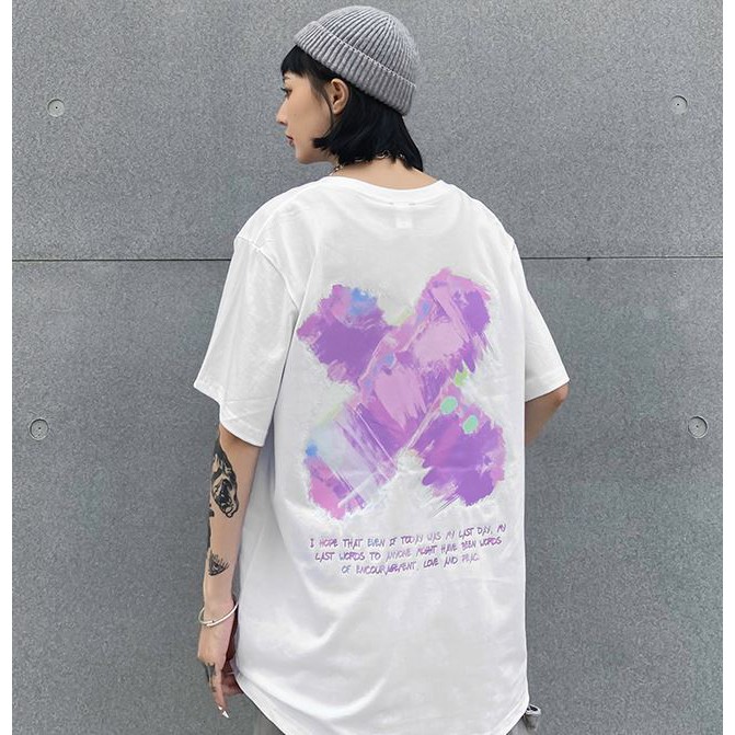 ÁO THUN, ÁO PHÔNG TAY LỠ UNISEX FORM RỘNG OVERSIZE FIRTS LOVE NELLY ANIME M907