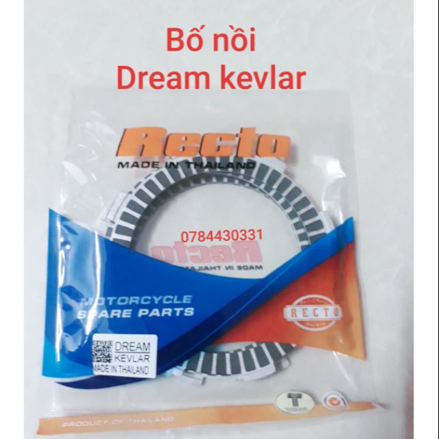 Bố nồi Dream,Wave kevlar Recto, thái lan.