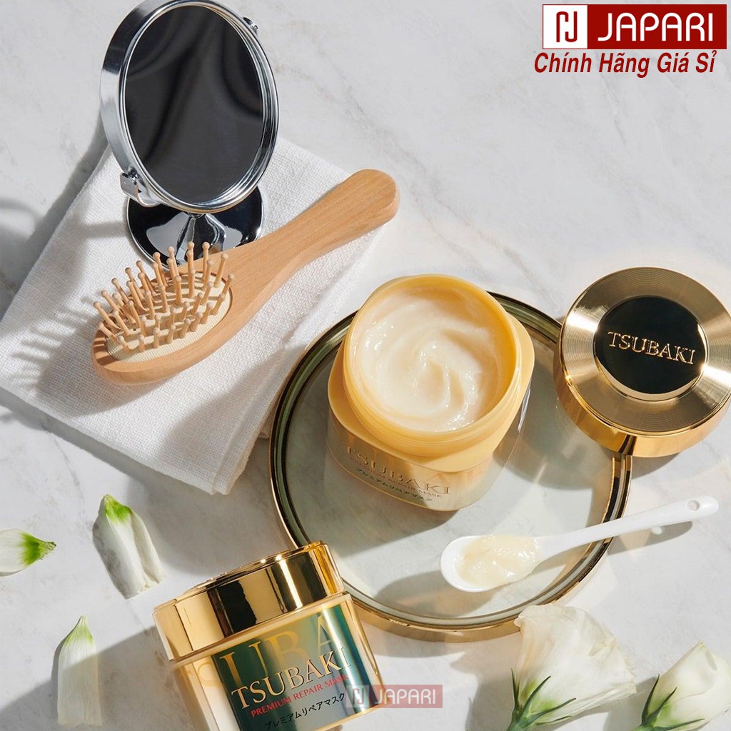 [ HÀNG NHẬT BẢN ] Mặt Nạ Tóc Tsubaki Phục Hồi Hư Tổn Tóc Tsubaki Premium Repair Mask 180g - Mỹ Phẩm Japari