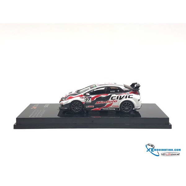 Xe Mô Hình Honda Civic Typ R FK2 Super Taikyu Series 2017 Tarmac Work 1:64 ( Trắng )