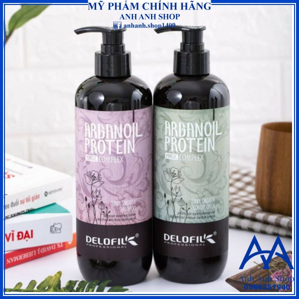 ✅ DẦU GỘI/XẢ giảm GÀU MỀM MƯỢT DELOFIL 800ml/chai