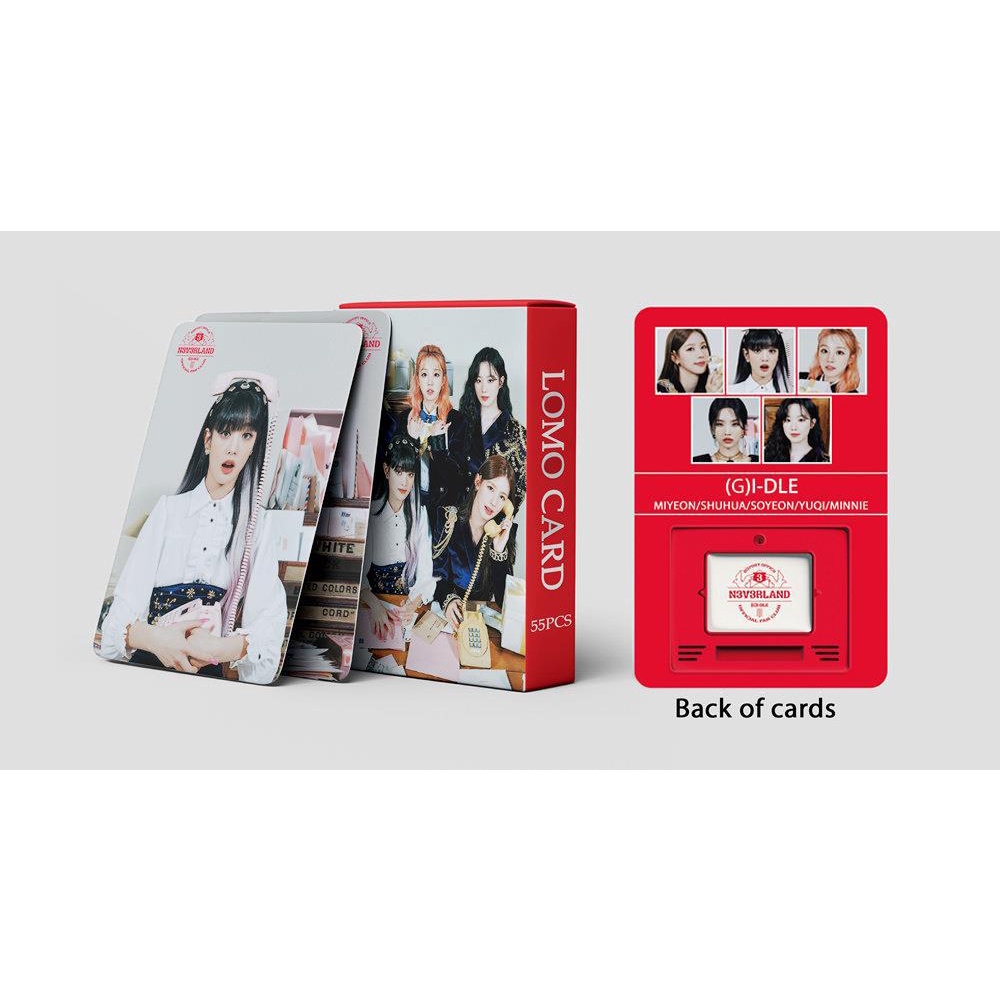 Set 55 Tấm Thẻ Ảnh Lomo In Hình Nhóm Nhạc Hàn Quốc
