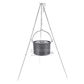 Kiềng 3 chân treo nồi nấu ăn dã ngoại gấp gọn