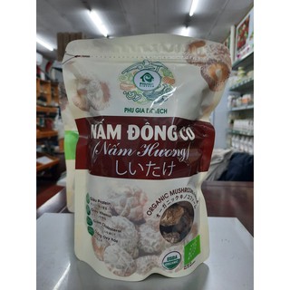 NẤM HƯƠNG KHÔ HỮU CƠ PHÚ GIA TÚI 100G