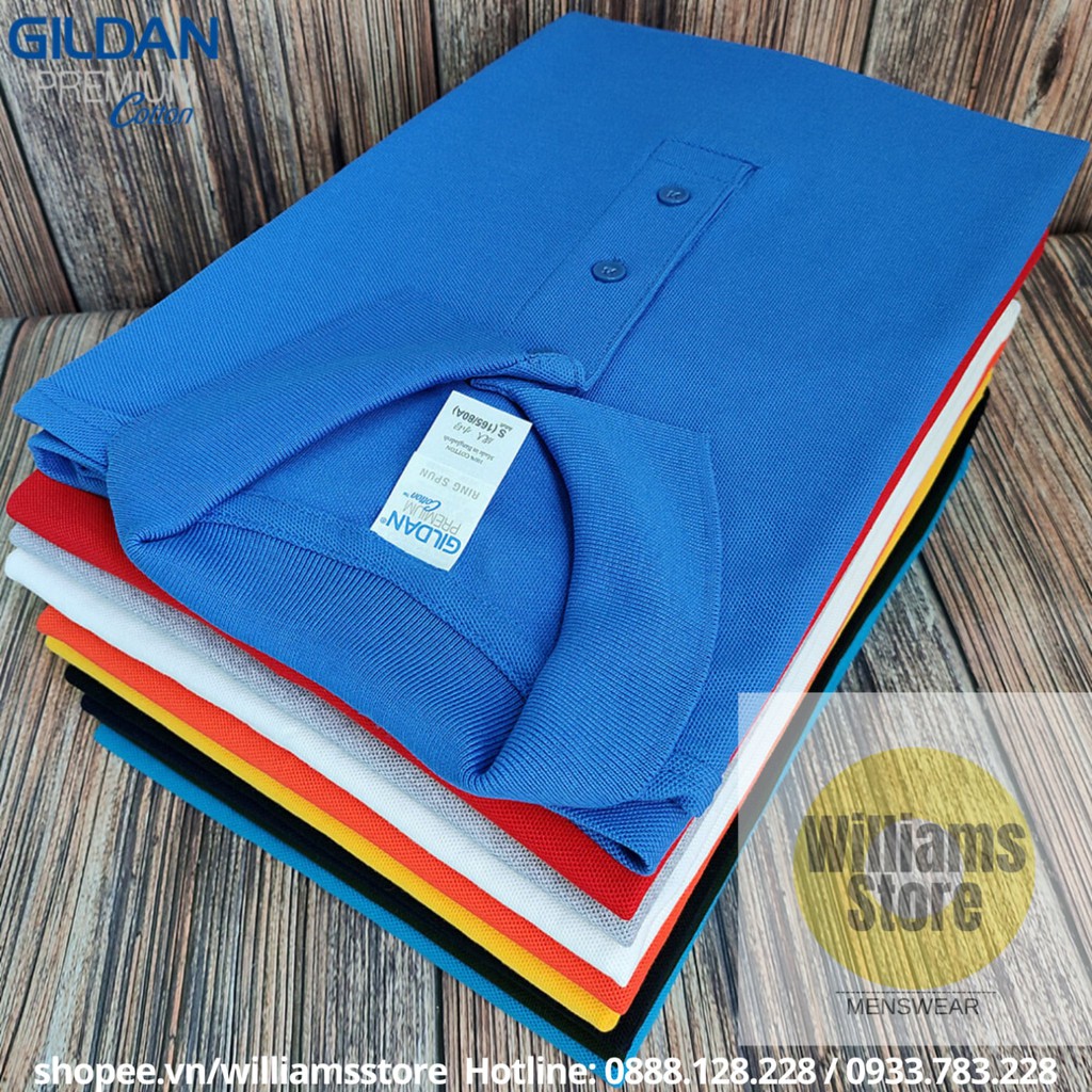 Áo thun Polo Gildan Premium Cotton