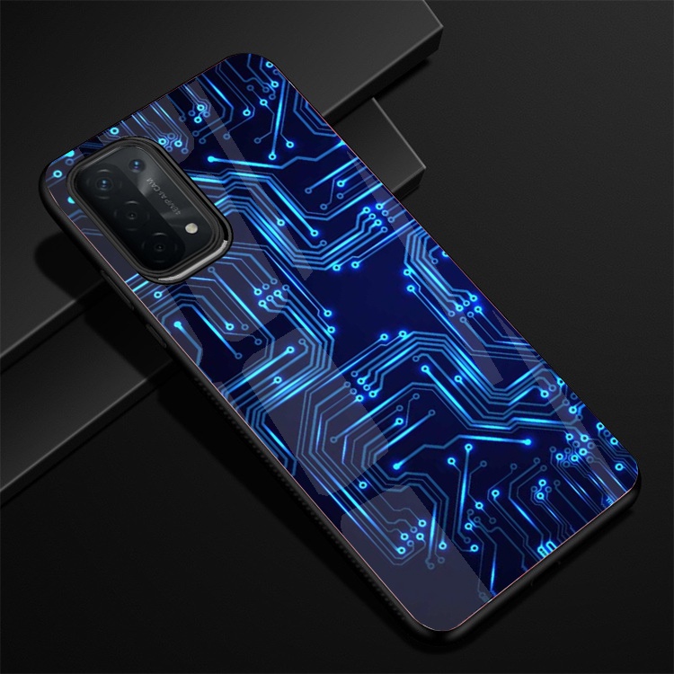 Ốp Lưng Kính OPPO A74, A74 5G, A95 Hình in 3D sáng bóng cao cấp