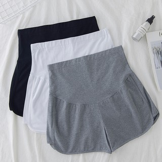Quần Short Bà Bầu Phong Cách Mùa Hè Mặc Bên Ngoài Mỏng Thấp Eo Quần Legging Thể Thao Mùa Hè Pyjama Quần Nữ