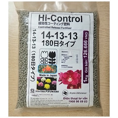 Phân Chì Tan Chậm Nhật Bản Hi-Control 14-13-13 gói 600gr_Phân Trì Nhật