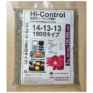 Phân chì tan chậm nhật bản hi-control 14-13-13 gói 600gr_phân trì nhật