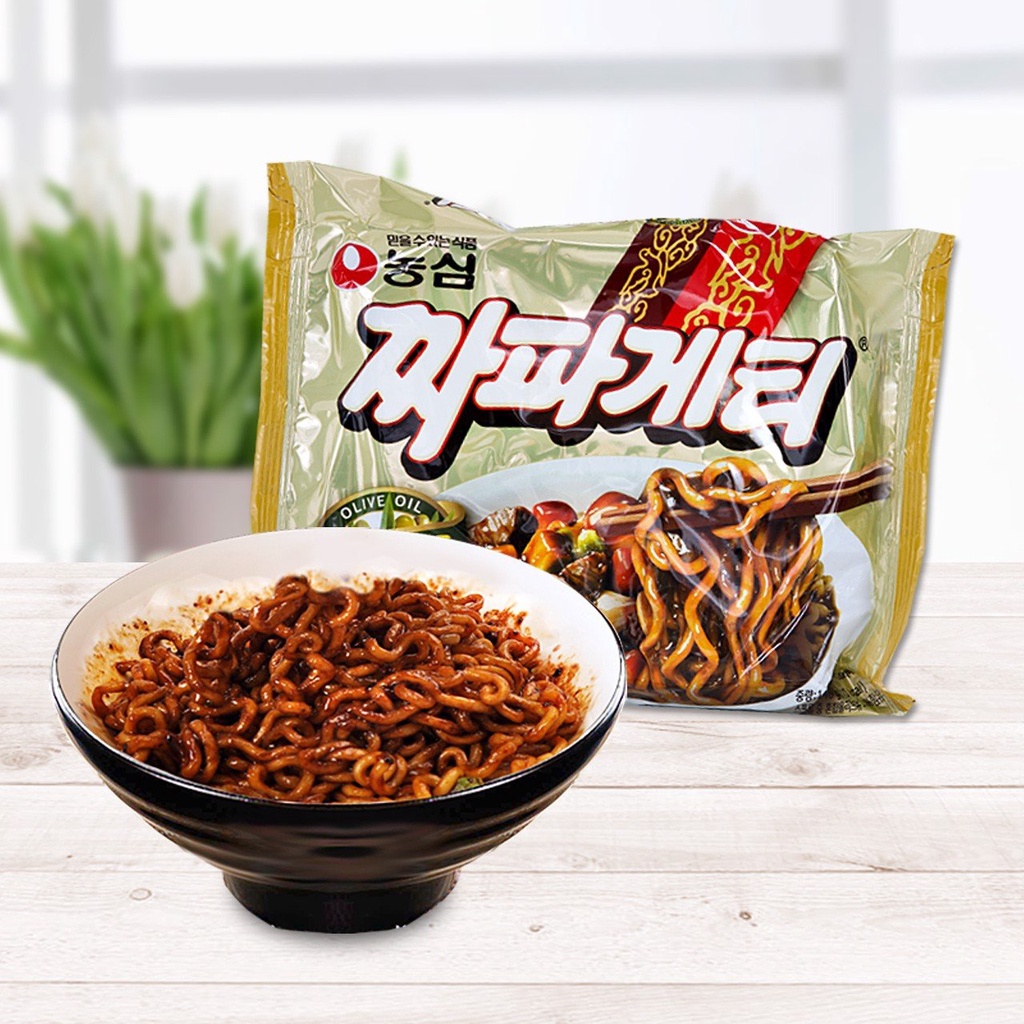 Lốc 5 Gói Mì Trộn Tương Đen Nongshim Chapagetti - Hàn Quốc | BigBuy360 - bigbuy360.vn
