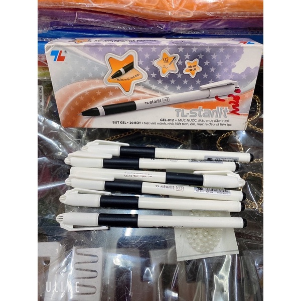 Bút dạ kim thiên long tím starlit hàng chính hãng thiên long 100%