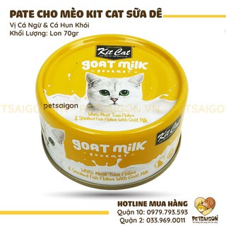 Pate Kitcat Goat Milk Cho Mèo