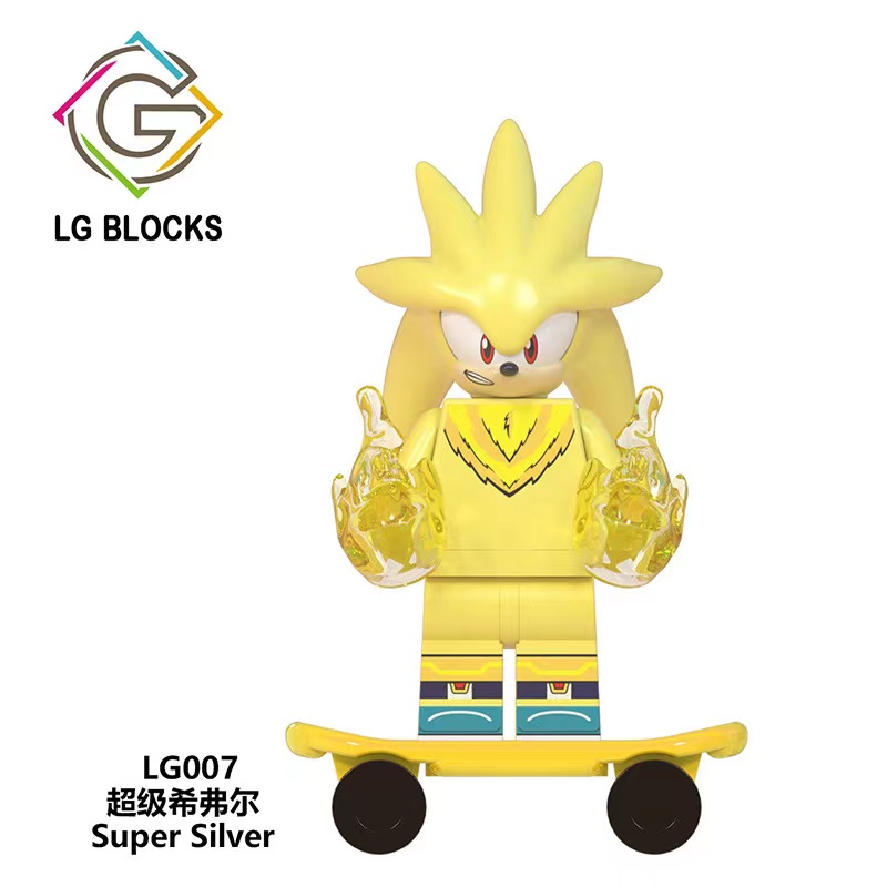 Mô Hình Nhân Vật Super Sonic Lắp Ráp Đẹp Mắt