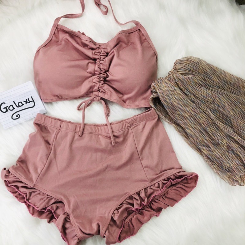 Đồ bơi 2 mãnh bikini đi biển đồ bơi nữ (kèm áo) đồ bơi nữ kín đáo áo tắm nữ bikini kín đáo đồ bơi kín đáo | BigBuy360 - bigbuy360.vn