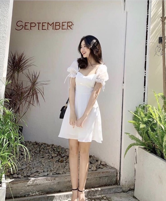 [VIDEO] Váy trắng công chúa ngắn tay - váy tiểu thư hàn quốc ( hình thật shop tự chụp ) | BigBuy360 - bigbuy360.vn
