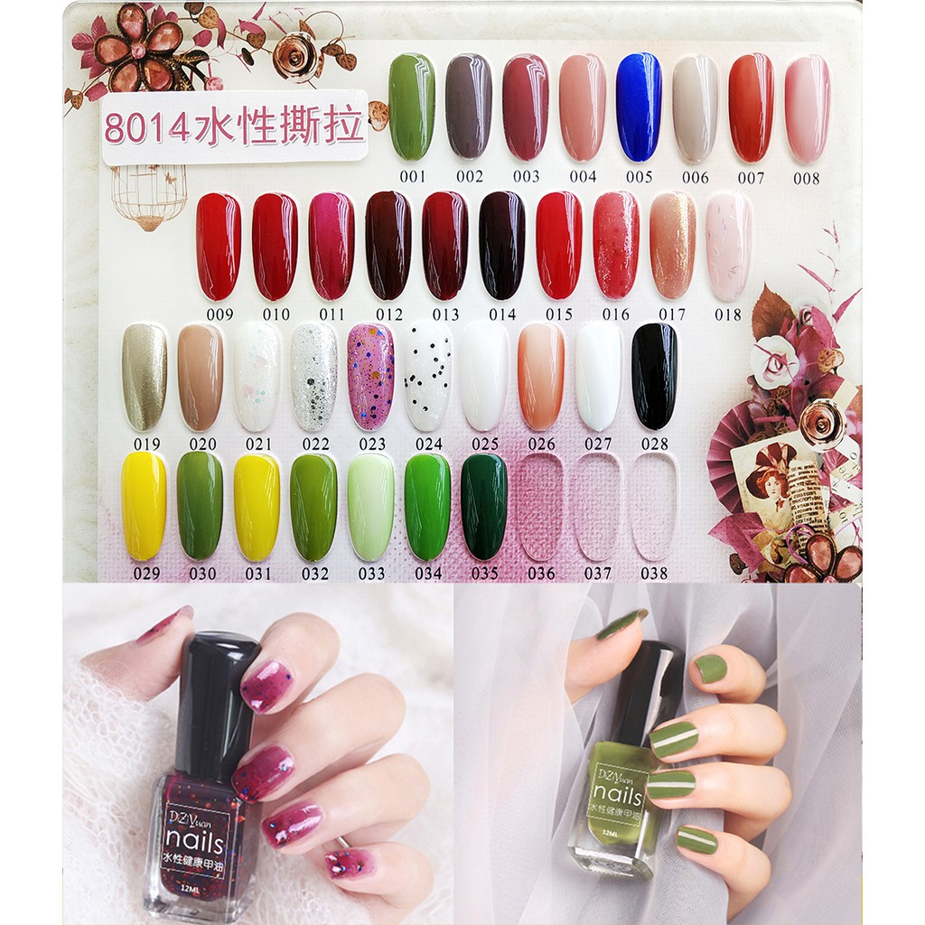 Sơn móng 35 màu sắc tùy chọn thời trang xinh xắn