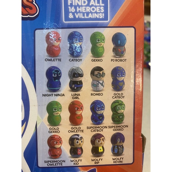 Kẹo Đồ Chơi Lật Đật PJ Masks Flipperz