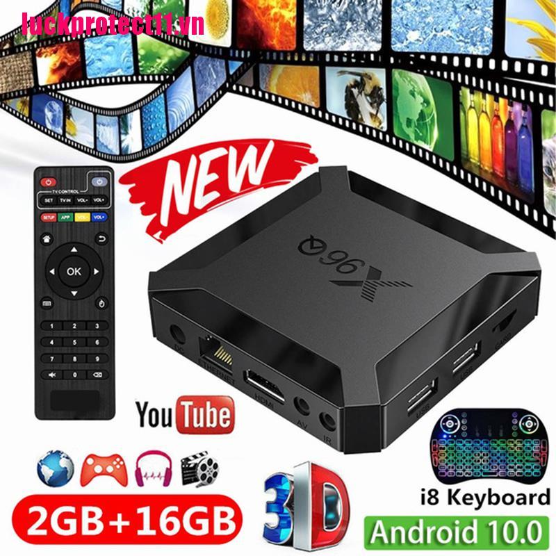 CCC Thiết Bị Chuyển Đổi Tv Thường Thành Smart Tv X96Q Android 10.0 2gb + 16gb Quad Core 2.4g