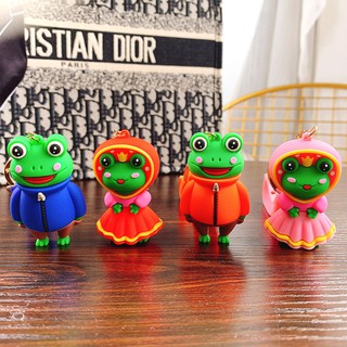 Móc khóa thú cute hình ếch dễ thương