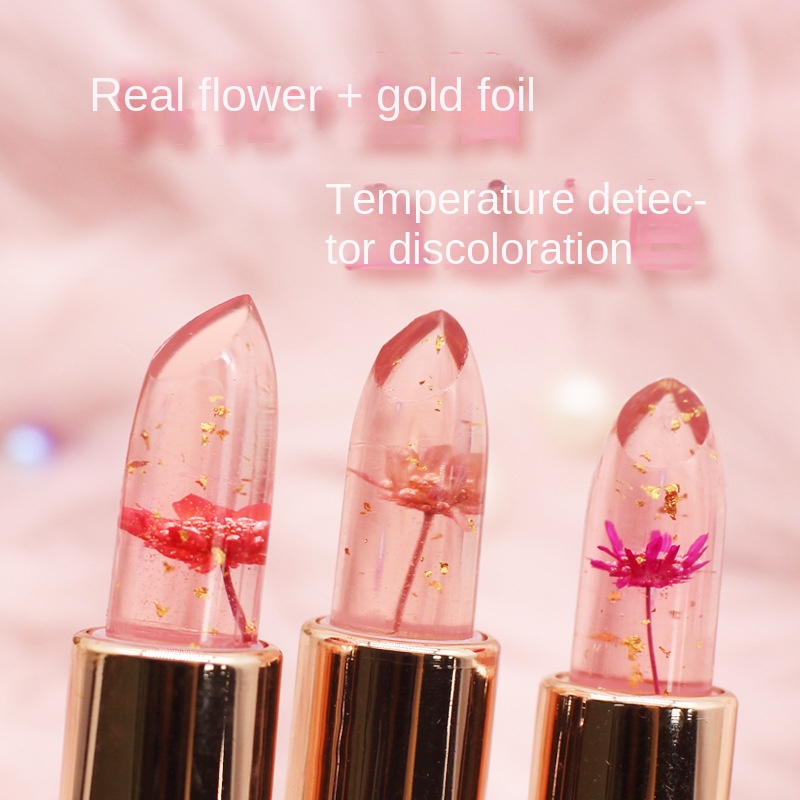 Son Môi Pennyfeather Dạng Thạch Phối Hoa Khô Dưỡng Ẩm Lâu Trôi Không Phai Màu Màu Sắc