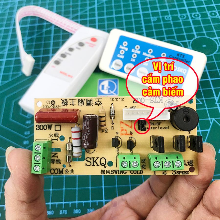 M10 _ Bo mạch quạt hơi nước đa năng | có chân cắm phao cảm biến