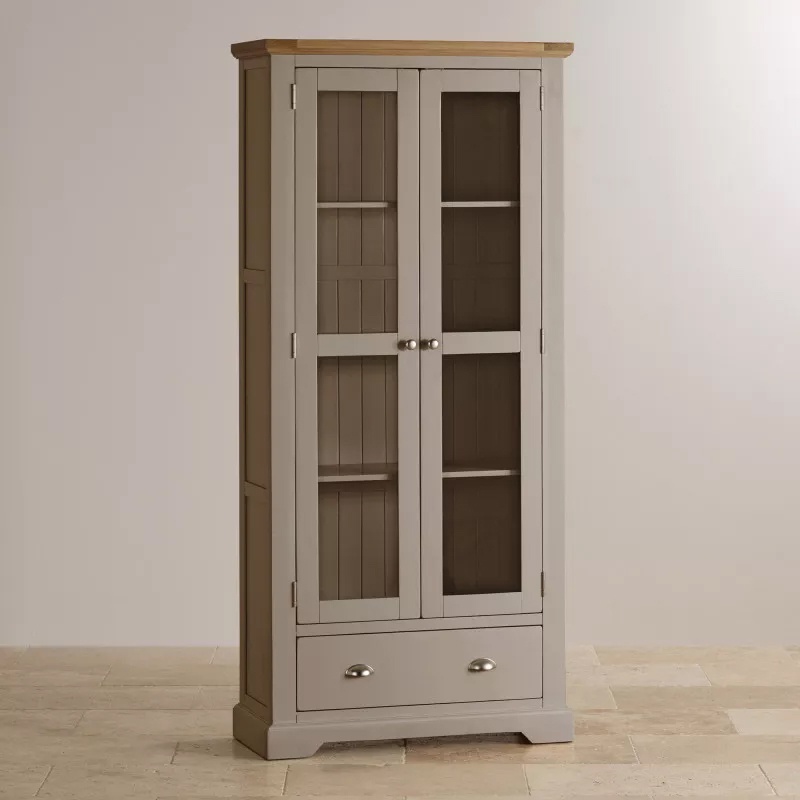 Tủ trưng bày 2 cánh kính St.Ives gỗ sồi IBIE