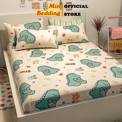 Ga Giường Cotton Poly, Drap Trải Nệm M2 M6 M8 Mẫu Tùy Chọn - Min Bedding | BigBuy360 - bigbuy360.vn