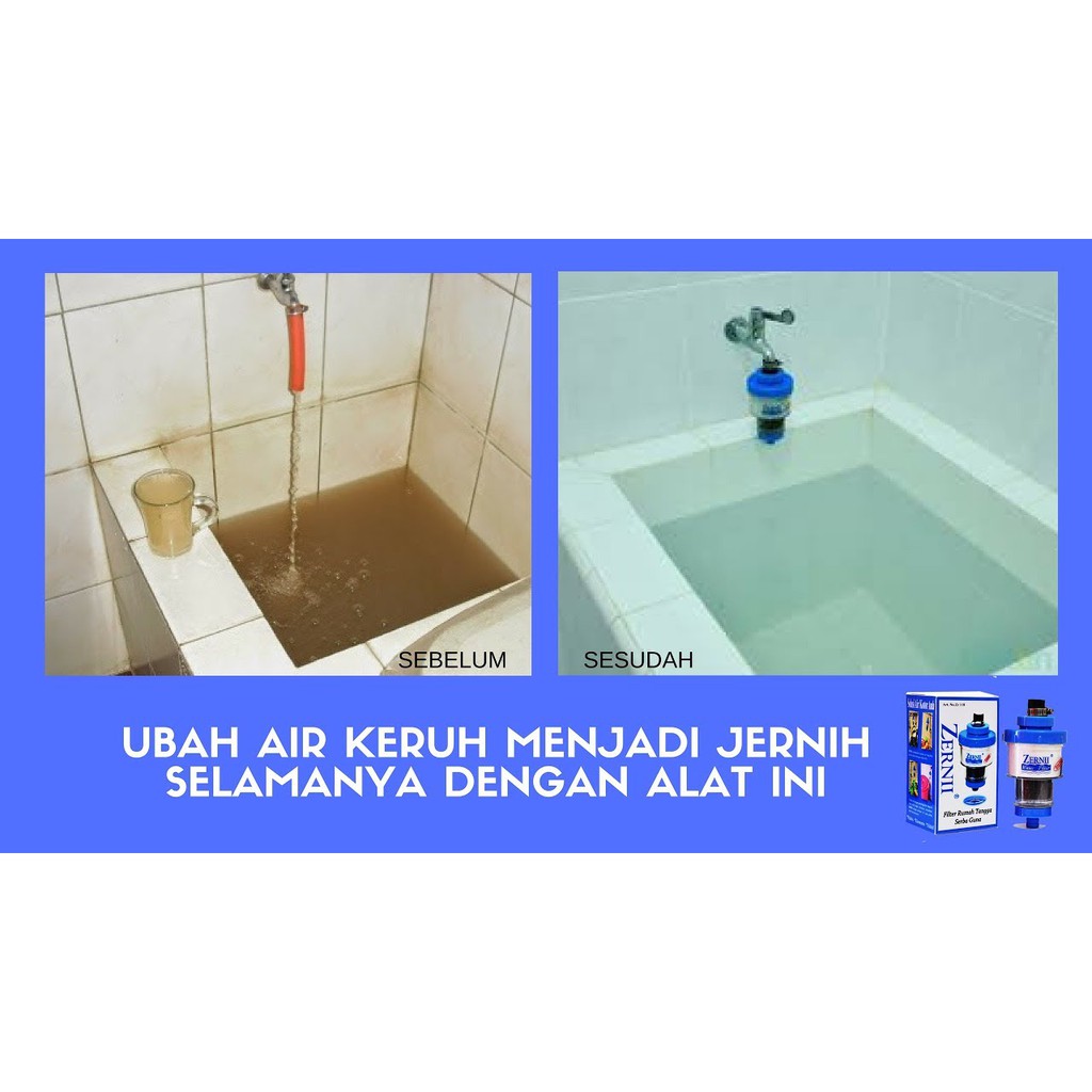 Bộ Lọc Nước Zernii Free Ongkir 1 Filter 6 Carbon Refill Water Filter