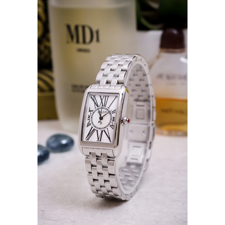 Đồng hồ nữ JS-060 Julius Hàn Quốc dây thép kính sapphire (chọn màu)