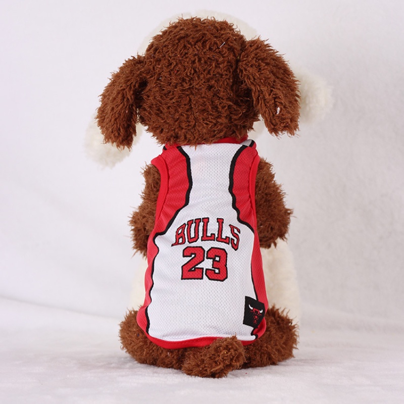 ⭐ Hot! ⭐ Breathable Lưới Bóng rổ Set Kích thước XS-2XL Pet Dog Quần áo