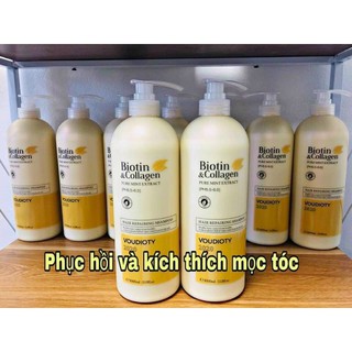 Gội xả Biotin Collagen phục hồi và kích thích mọc tóc 500ml - 1000ml