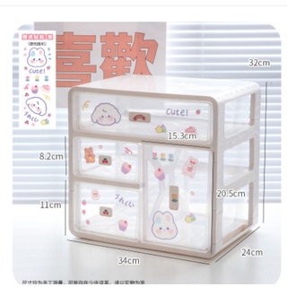 TỦ ĐỰNG MỸ PHẨM THIẾT KẾ ĐẸP(CÓ KÈM STICKER)