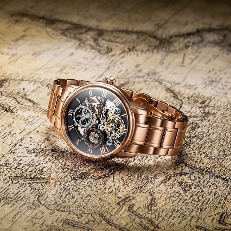 Đồng Hồ Nam THOMAS EARNSHAW Skeleton Automatic #ES-8006-44 Chính Hãng Tặng Dây Da Cao Cấp