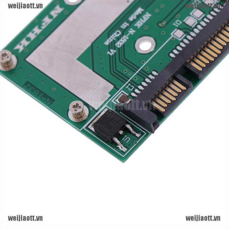 Bộ chuyển đổi SSD TỪ mSATA SSD sang 2.5" SATA 6.0gps cho bảng mạch mô-đun mini pcie ssd