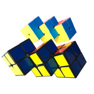 2x2 triple - conjoined rubik cube