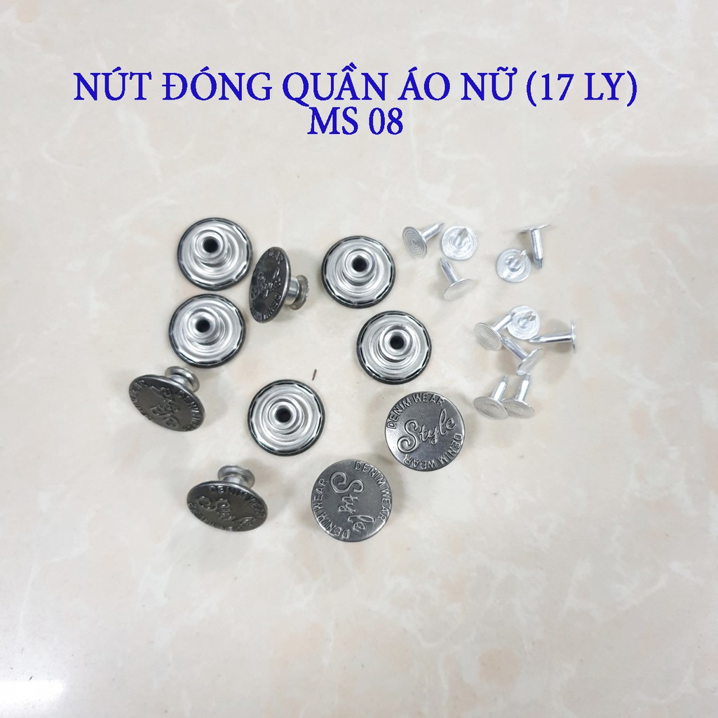 Nút đóng áo quần nam nữ Chollima