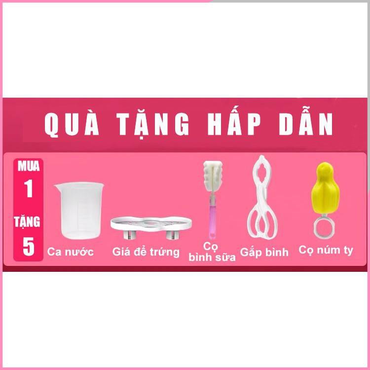 Máy hâm sữa - máy hâm sữa đôi và tiệt trùng đa năng ủ sữa, hâm sữa mẹ ( có điều khiển ) - Ahimom