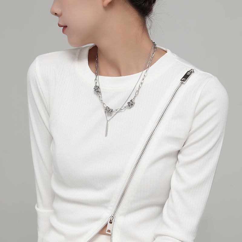 Dây chuyền phong cách hip hop đường phố retro