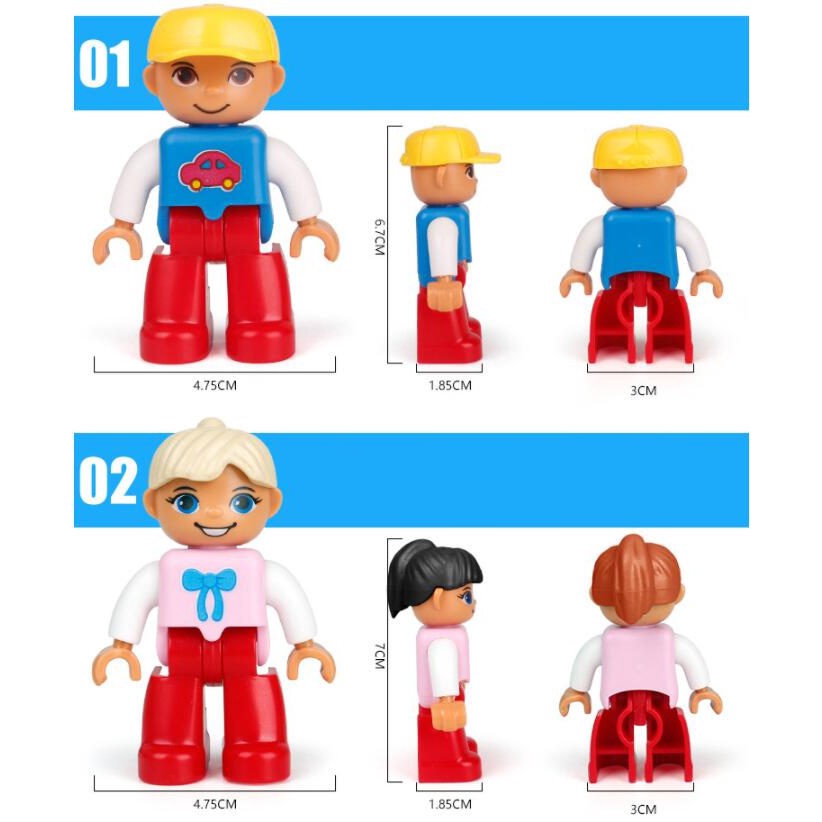 Mô hình đồ chơi lắp ráp GOROCK kiểu nhân vật sáng tạo dành cho trẻ em