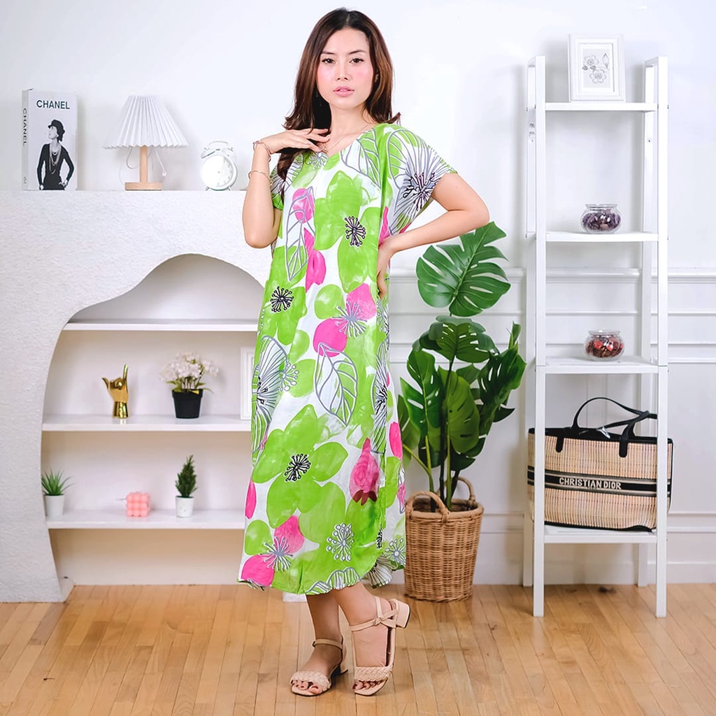 Weijia Đầm Đầm Dáng Dài Đến Đầu Gối / Đầm Thường Ngày Thời Trang Mới Nhất Dành Cho Người Lớn Tuổi / Đầm Tuổi / Đầm Mới Nhất / Đầm Dành Cho Người Lớn Tuổi Teen
