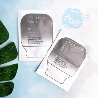 [10ml] Dầu gội Living Proof Perfect hair Day Triple Detox Shampoo