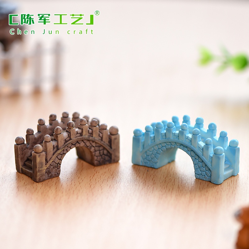 Resin bridge decoration palace retro phong cách jiangnan bridge sáng tạo nghệ thuật trang trí vật liệu