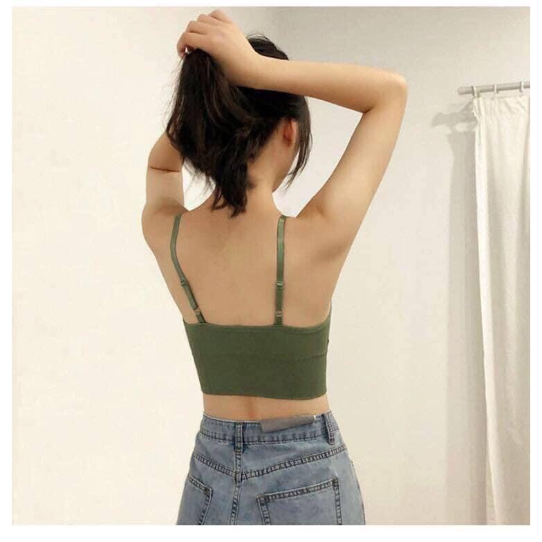 Áo bra kiểu dáng crop top thể thao dành cho các cô nàng năng động, khỏe khoắn