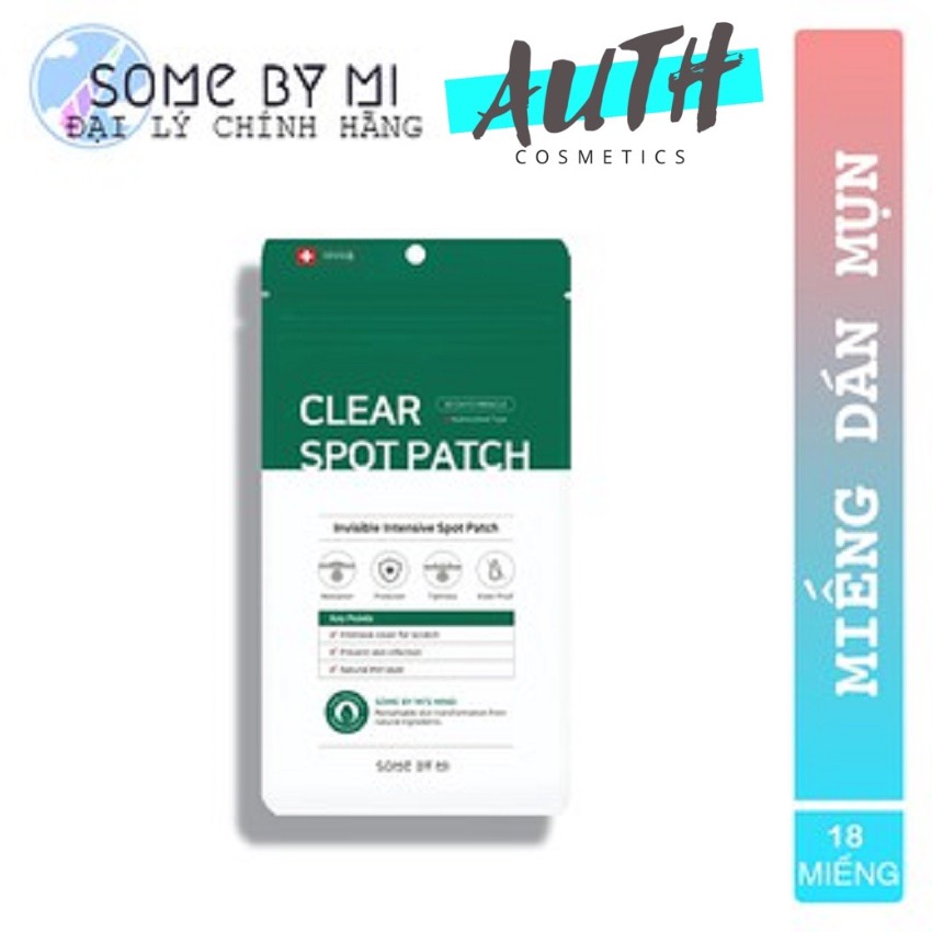 Miếng dán che mụn cấp tốc Some By Mi Clear Spot Patch 18 Miếng Auth Hàn Quốc | BigBuy360 - bigbuy360.vn