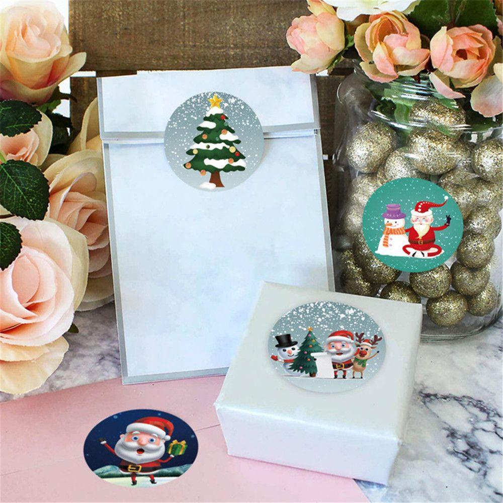 CHOOKEY Set 500 Miếng Dán Ghi Chú Trang Trí Tiệc Cưới / Giáng Sinh DIY