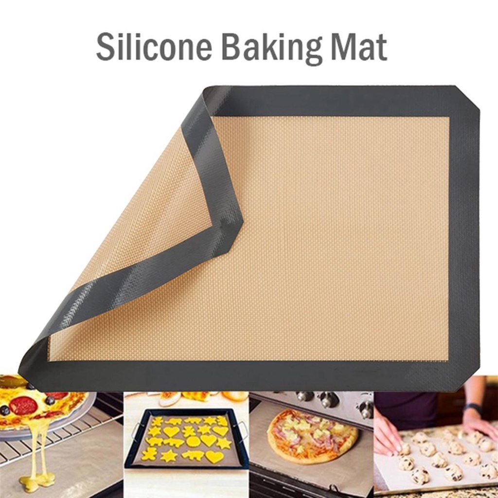 Tấm Lót Nướng Bánh Bằng Silicone Chịu Nhiệt Tiện Dụng Cho Nhà Bếp