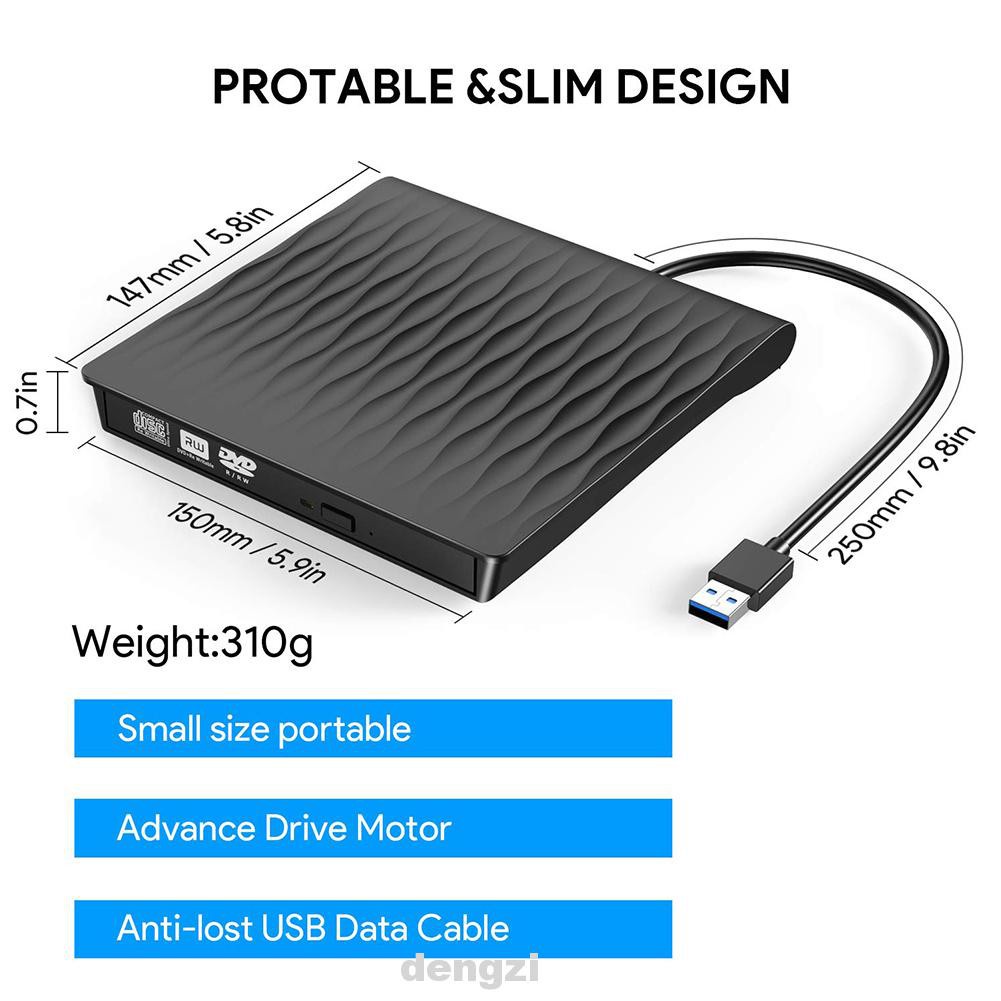 Ổ Đĩa Dvd Ngoài Usb 3.0 Tốc Độ Cao Siêu Mỏng Dễ Lắp Đặt Cho Windows | BigBuy360 - bigbuy360.vn
