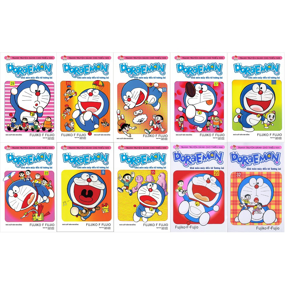 Sách - Combo Doraemon ngắn - 10 quyển