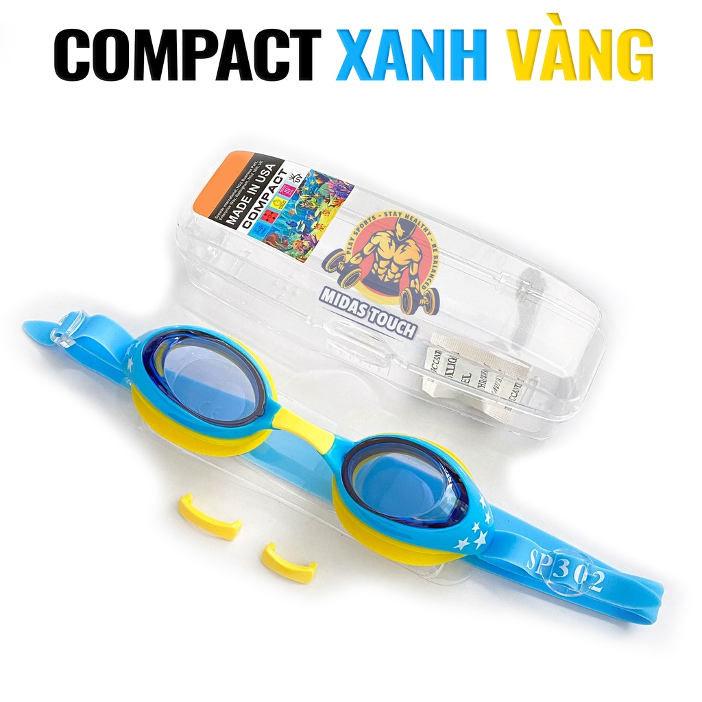 Kính Bơi Trẻ Em SPEEDOO-COMPACT 302 Dành Cho Bé Dưới 10 Tuổi - Thiếu Kế Đáng Yêu Nhiều Màu Sắc