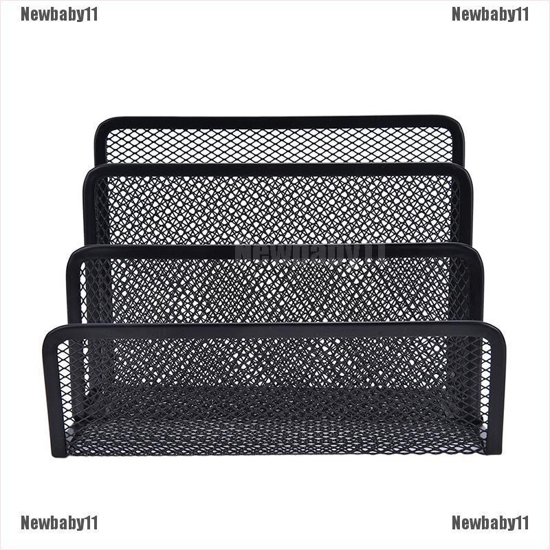 Khay Lưới Đen In Chữ Dùng Đựng Tài Liệu Giấy Tờ Tiện Dụng